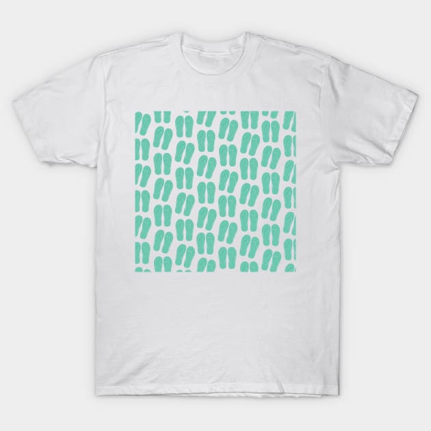 Flipflops pattern T-Shirt by sigdesign